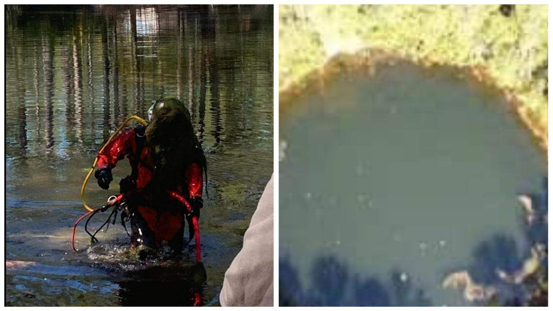 A drone passing over a pond in Texas spotted something in the water that led police to discover evidence of a crime committed 26 years ago.