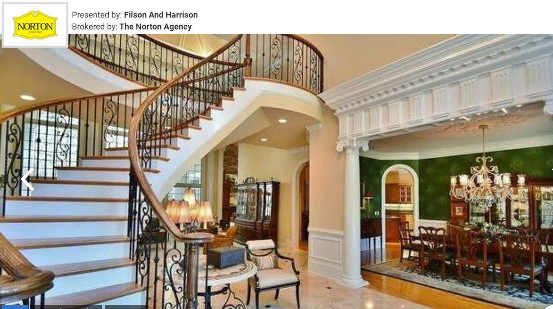 Foyer with the staircase to the second floor.