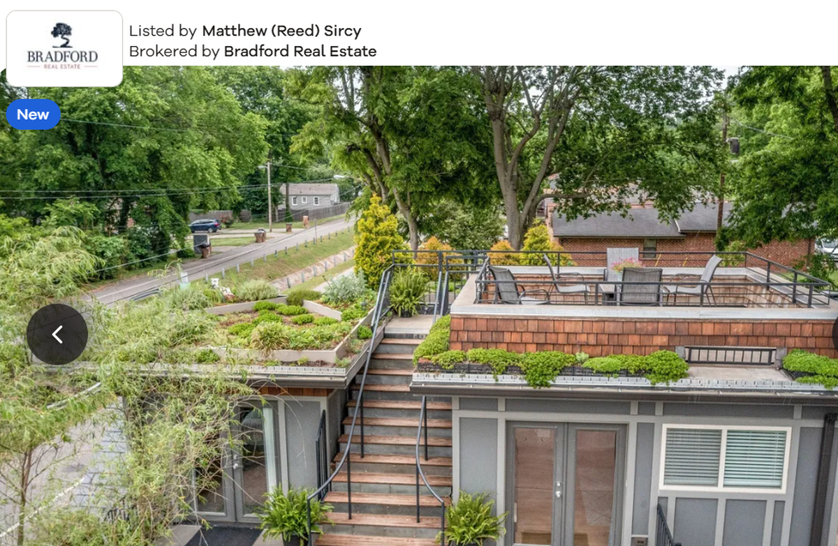 Roof of home
