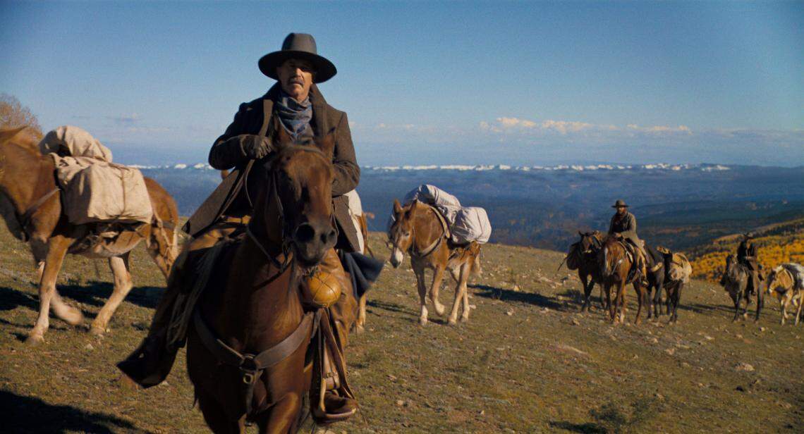 Kevin Costner wrote, directed, produced and stars in the new four-part movie, “Horizon: An American Saga,” a Western which is scheduled for release this summer.