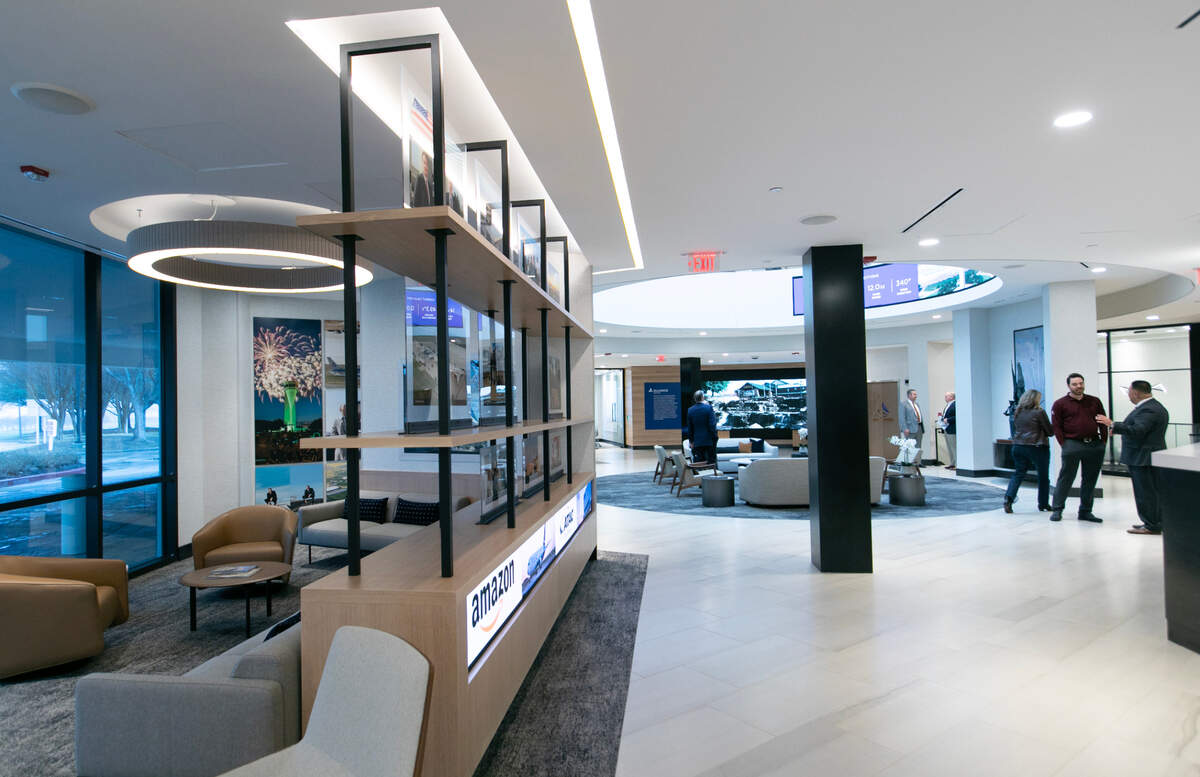 Perot Field Fort Worth Alliance Airport’s fixed-base operation facility includes more than 20,000 square feet of lounges and meeting space.