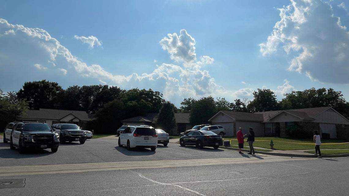 Haltom City police are investigating the deaths of two people in a possible murder-suicide on Wednesday afternoon, May 31, at a house in the 5600 block of Santa Fe Trail, where a shooting was reported.