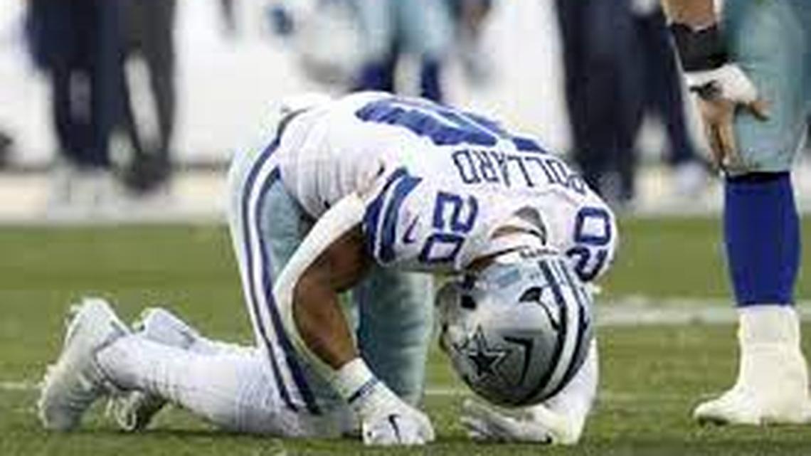 Dallas Cowboys running back Tony Pollard underwent surgery on Tuesday to repair a high ankle sprain, suffered in the 19-12 season-ending loss to the San Francisco 49ers.