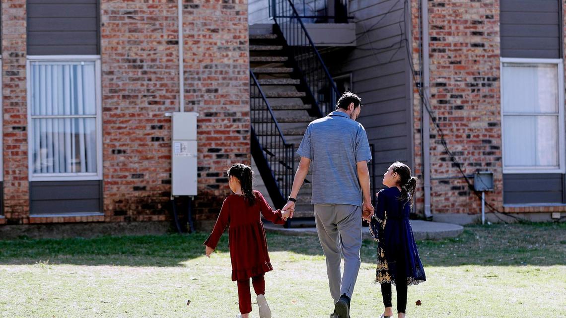 The Nazari family resettled in Fort Worth due to safety concerns in Afghanistan. Resettlement agencies in Tarrant County work to help refugees adjust to a new life.