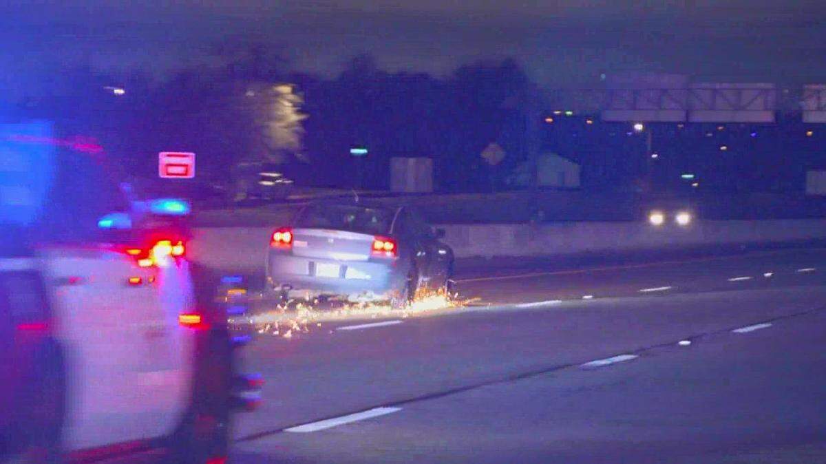 A 30-year-old man is in custody after leading police on a high-speed chase that lasted for more than 60 miles overnight Tuesday, Fort Worth police said.