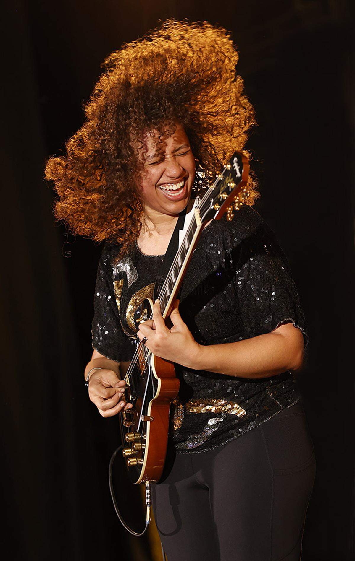Jackie Venson playing at the 2023 Fort Worth African American Roots Music Festival, which returns for its fifth year Saturday, March 15, at Southside Preservation Hall in Fort Worth.