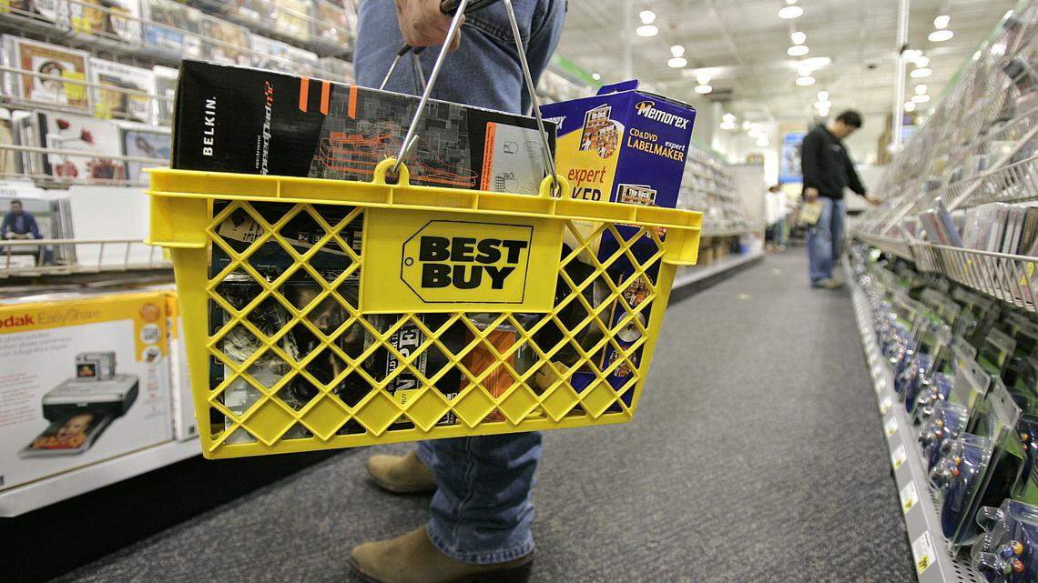 In the age of the coronavirus, runs to popular stores such as Best Buy are prohibited. Now Americans are living to do without, but in doing so the nation’s economy slowly chokes and dies. (AP Photo/Jae C. Hong)