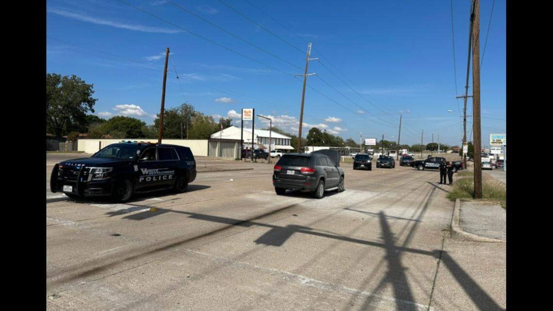 A 14-year-old boy who was traveling on a mini-motor bike was seriously injured Tuesday when he was struck by a SUV on Gibbs Drive, White Settlement police said.