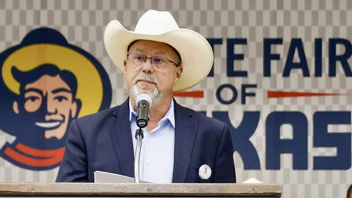 Director of security Jeff Cotner speaks about security enchantments to the 2024 State Fair of Texas during a news conference at the Cotton Bowl, Thursday, Aug. 8, 2024, in Dallas.