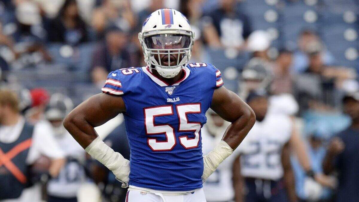 Buffalo Bills defensive end Jerry Hughes (TCU Class of 2010) has registered at least one sack in three straight games.