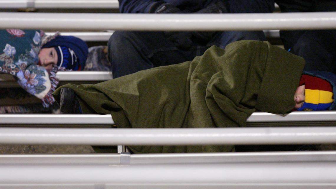 Dangerously cold at kickoff for Armed Forces Bowl. Fans allowed to bring blankets