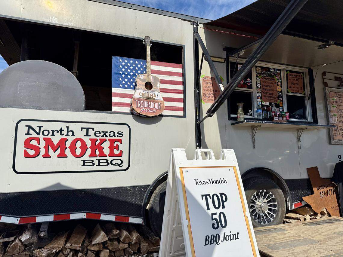 North Texas Smoke BBQ is in a hidden trailer off U.S. 287 north behind a fireworks stand and a motorcycle dealership on the south edge of Decatur. seen Nov. 22, 2025.