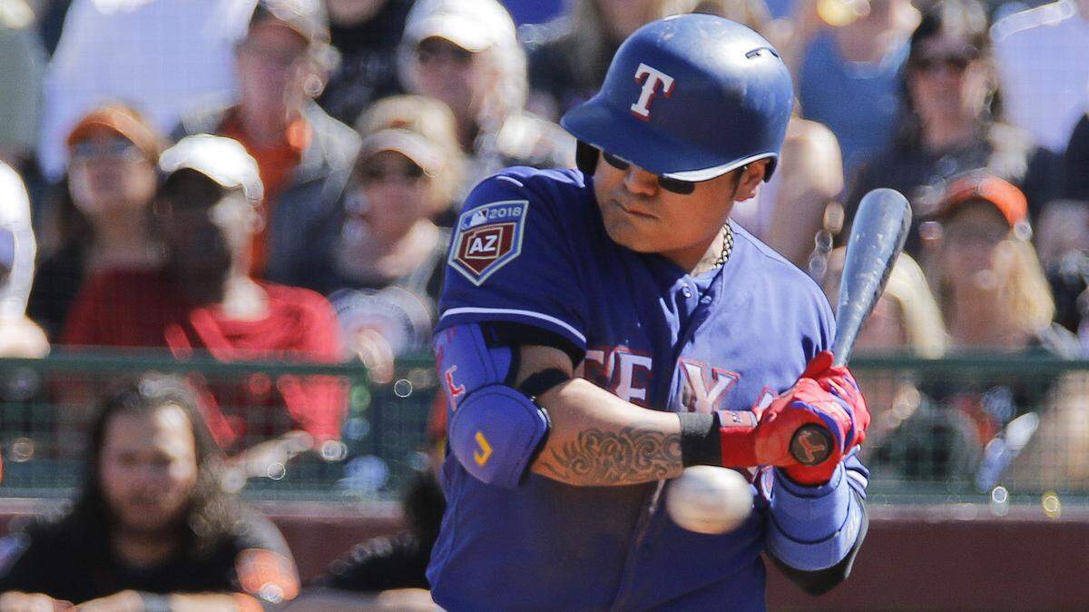 Shin-Soo Choo might wear more protective gear than any Rangers player, but with good reason.