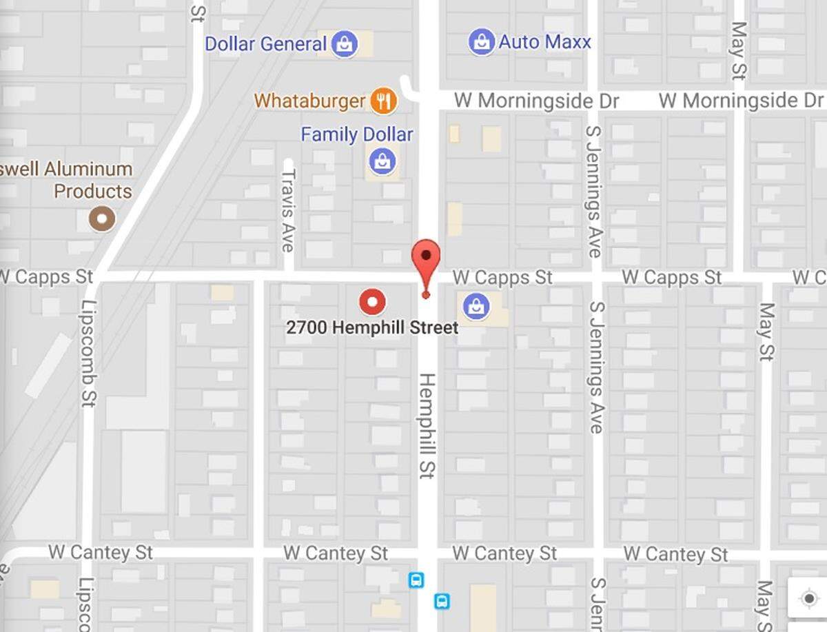 A pedestrian was killed Friday on Hemphill Street in Fort Worth when he struck by a Fort Worth patrol car.