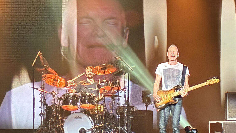 For a guy who was done with the band, Sting’s show leans heavily into The Police