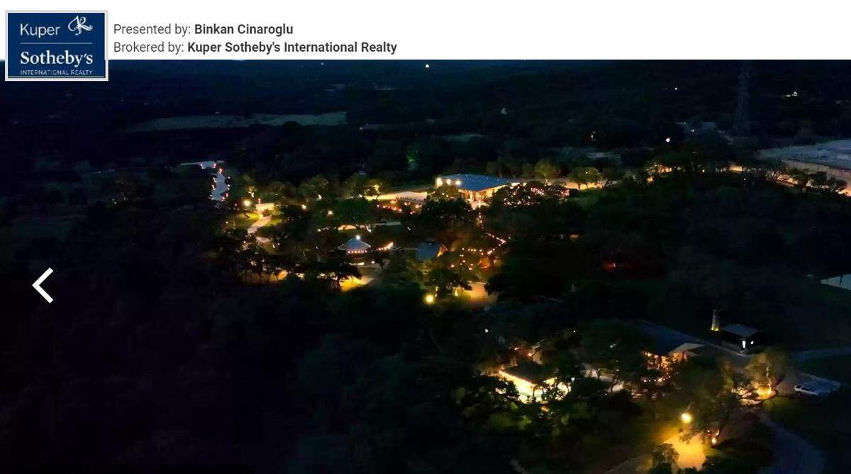 Aerial night view