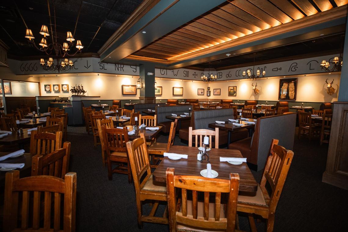 The main dining area of Reata Restaurant, a western themed restaurant with its new location in The Tower in down town Fort Worth on Friday, July 19.
