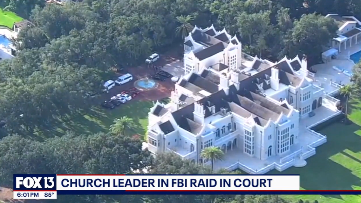 The Tampa-area mansion was the home of Michelle Brannon, who helped lead the Kingdom of God Global Church with founder David Taylor, officials say.