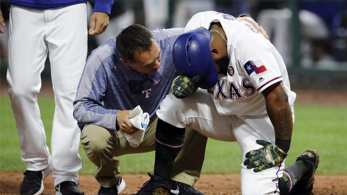 Danny Santana was smacked in the right ankle by a Carlos Martinez pitch in the ninth inning Saturday and might not be available until Tuesday.