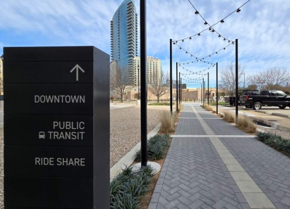 When you arrive at the Texas & Pacific Station, clear signs greet you. They were installed as part of the $1.7 million dollar project completed in December 2024.