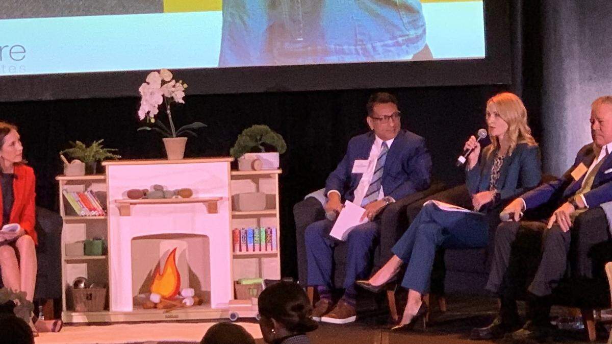 Fort Worth Mayor Mattie Parker joined a panel with TCU College of Education Dean Frank Hernandez and entrepreneur John Goff to discuss Early Childhood Education in Tarrant County. The event was hosted by Child Care Associates CEO Kara Waddell.