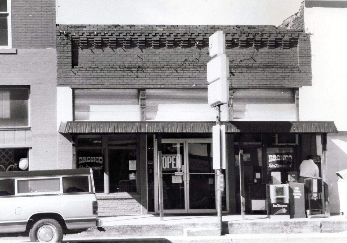 1989: The Bronco Restaurant was located at 107 N. Main St. in Mansfield for many years, run by Jean Huggins.