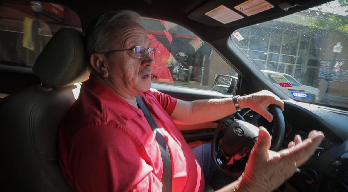 Johnny Pollard, of Haltom City, drives for Uber full time and says the job has saved him from unemployment and provided him with a good living, Tuesday, April 10, 2018.