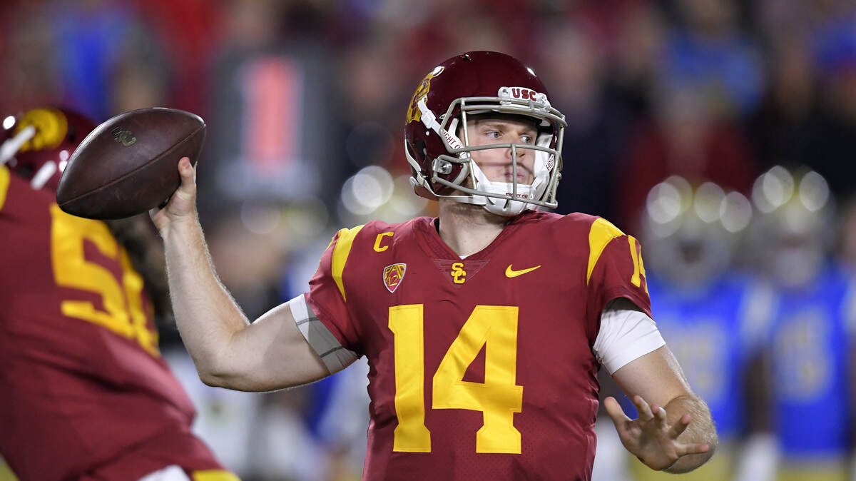 Southern California quarterback Sam Darnold has the look and credentials of a winner.