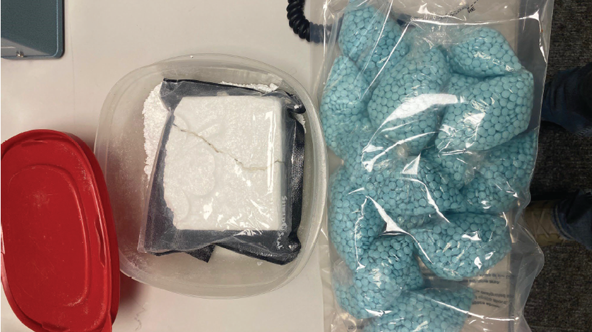 DEA agents found “thousands” of fentanyl-laced pills stuffed in a microwave and cocaine in a food container in the home of Julio Gonzales Jr., an accused drug supplier. He was charged July 14.