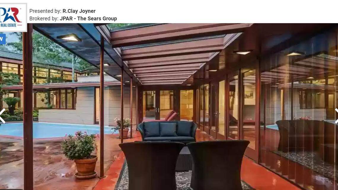 The estate known as the “William Thaxton House” in Houston, designed by Frank Lloyd Wright, has hit the real estate market for $3.1 million.