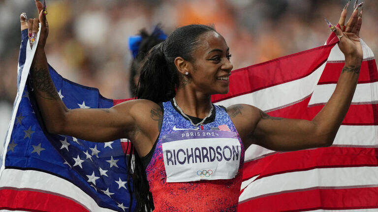 With Simone Biles done, Sha’Carri Richardson did well but just missed owning the stage