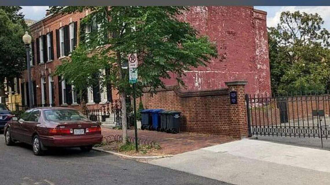 Affordable property lists in Washington, DC, for $50K. The catch — it’s only a wall