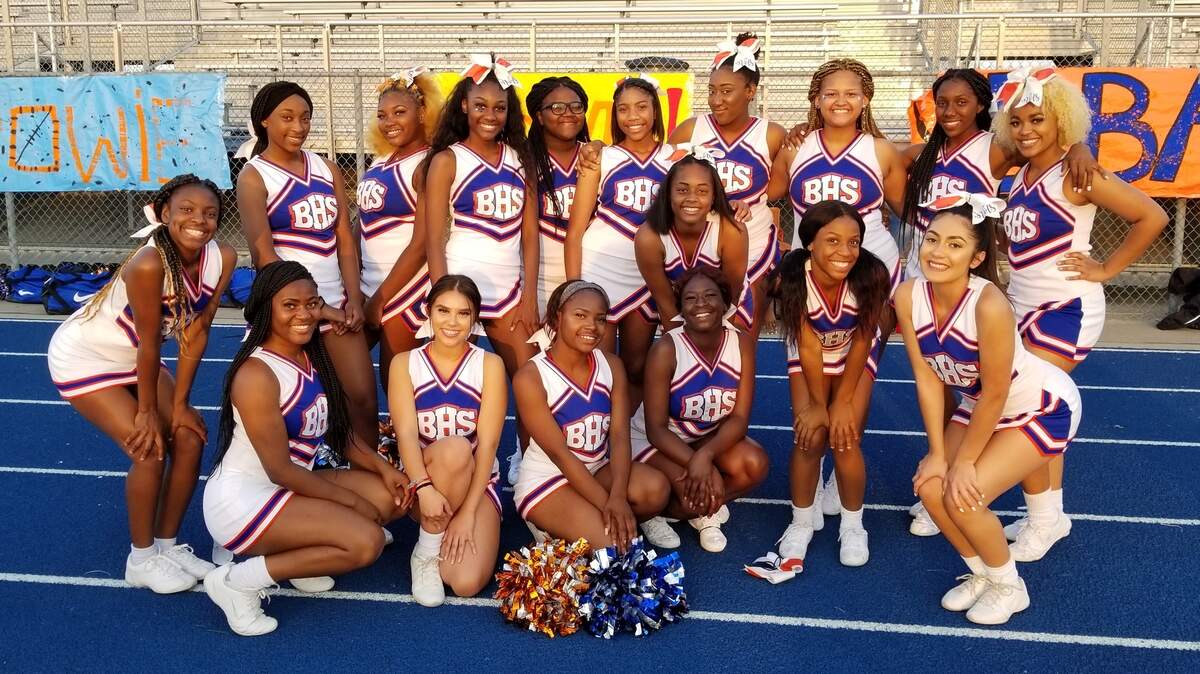 Arlington Bowie cheerleaders.