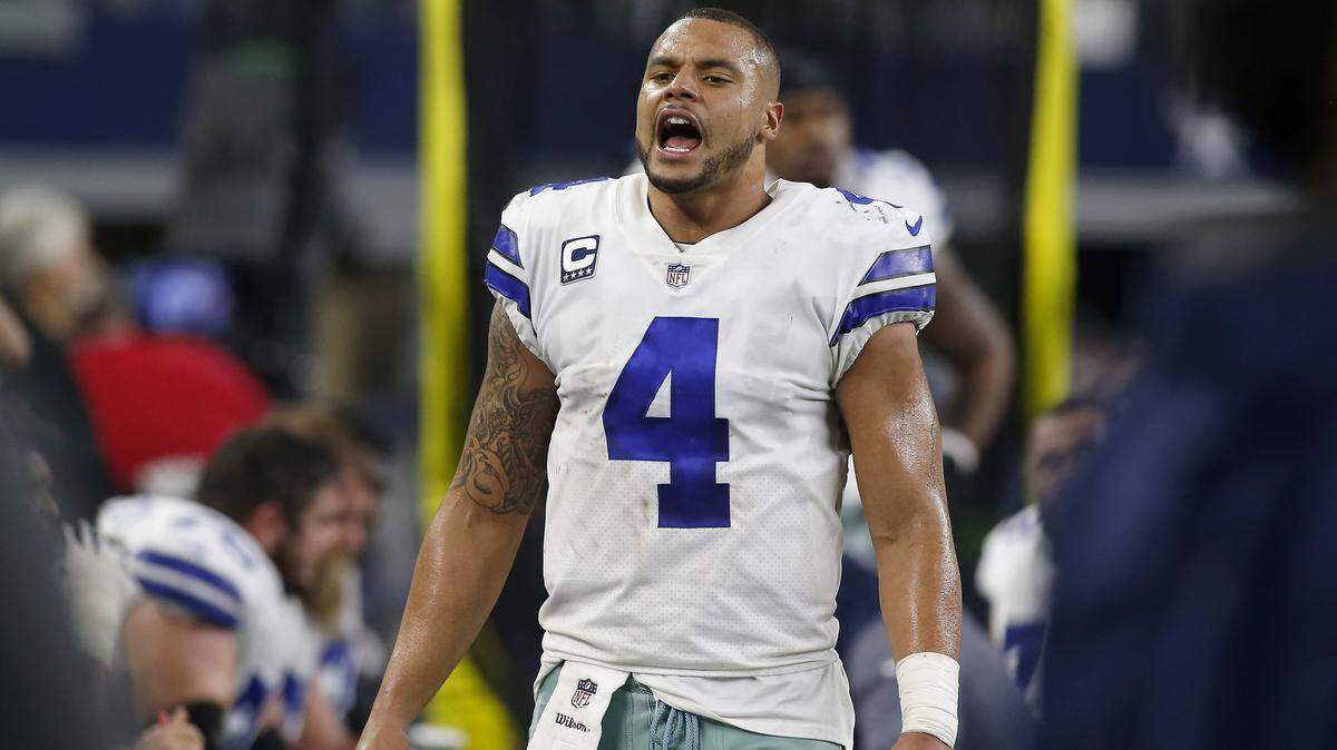 Dallas Cowboys quarterback Dak Prescott will be a little lighter when he plays next season. Prescott says he lost 10 pounds in the off-season, but will gain some of it back for the regular season.