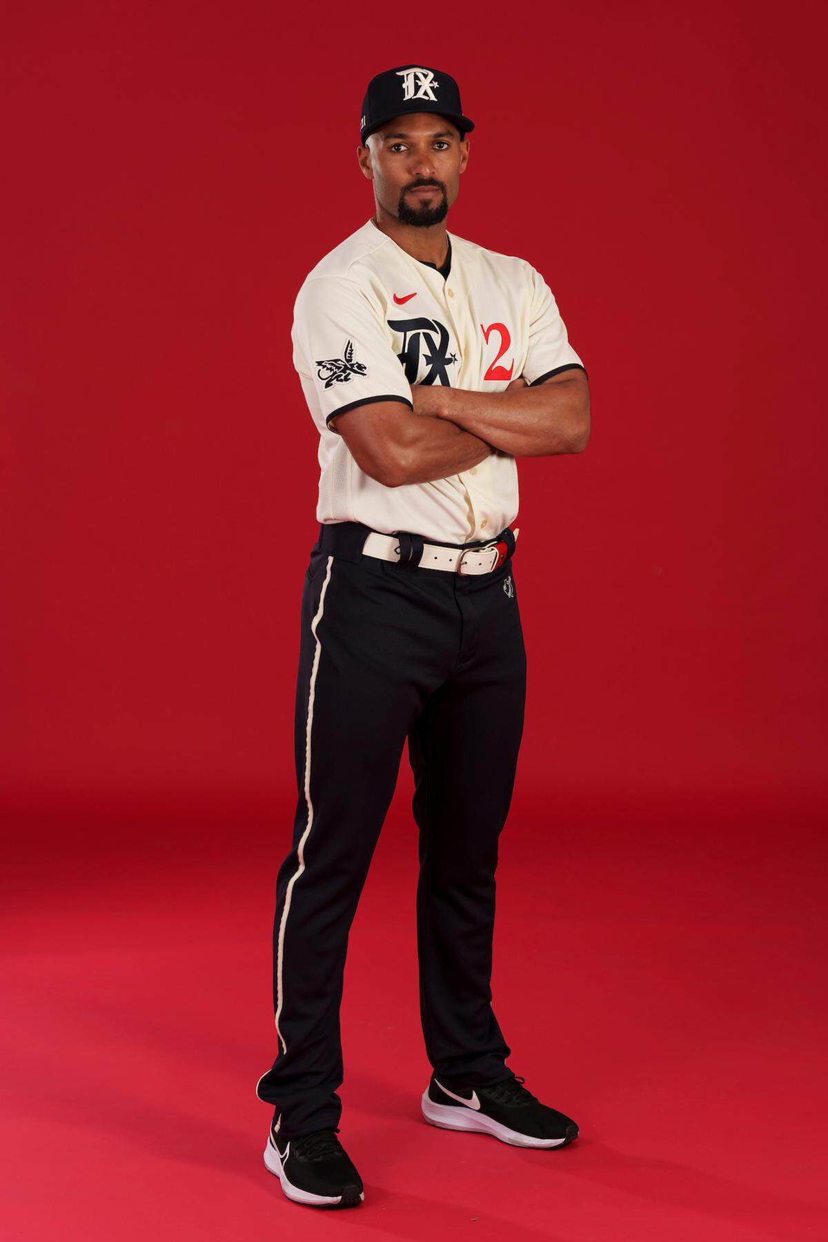 Marcus Semien in his City Connect uniform