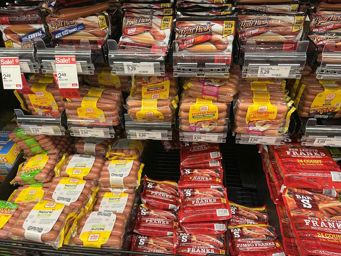 Hot dogs at Target on June 24, 2025 in Fort Worth.
