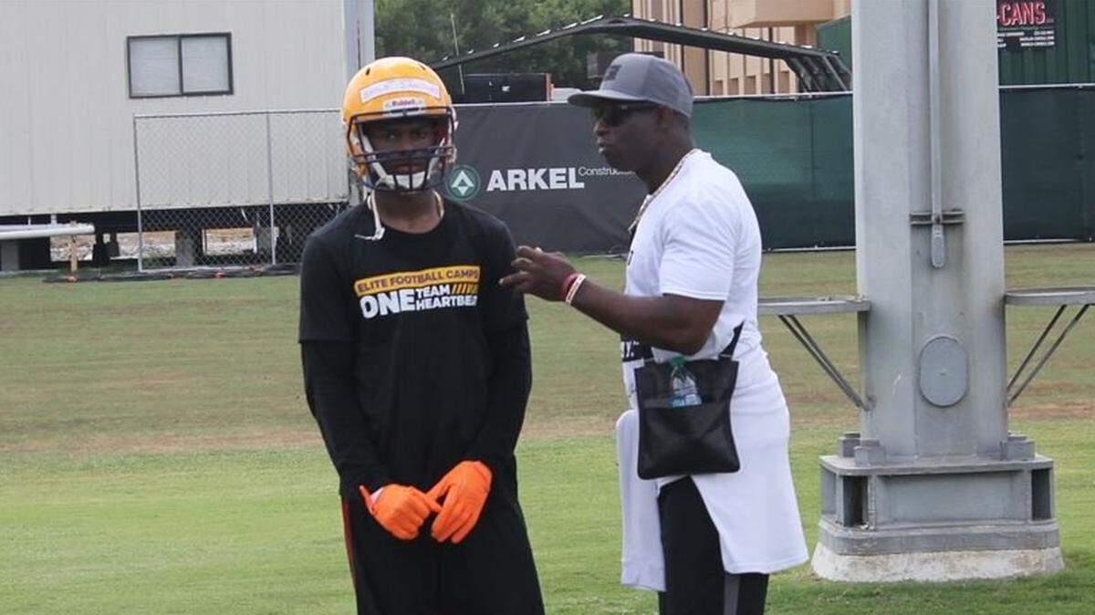 Shilo and Deion Sanders
