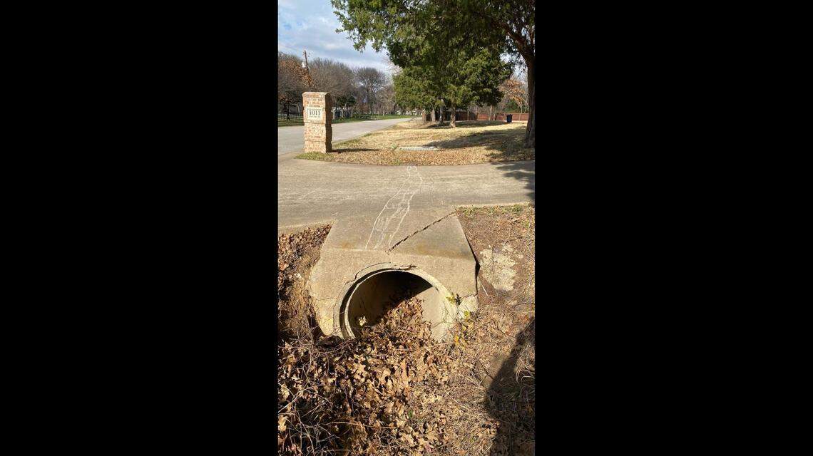 The Southlake Police and Fire Departments helped rescue Tori, 11, from a drainage pipe on Wednesday. Tori was trapped from crawling out by a couple of snakes. Rescuers lifted a drainage grate to allow her escape.