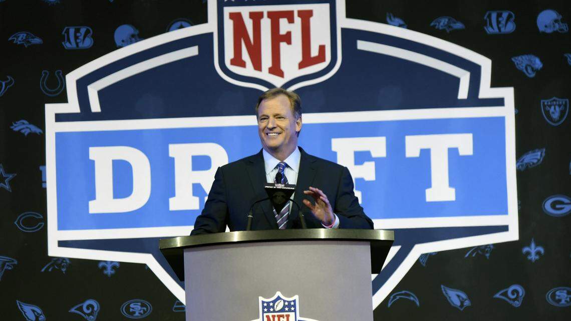 NFL Commissioner Roger Goodell will again announce the selections in the first round of the NFL Draft. He always gets mixed reactions from fans, mostly boos.