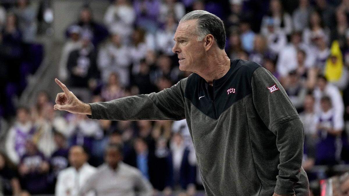 TCU coach Jamie Dixon has coached the Horned Frogs for seven seasons. 