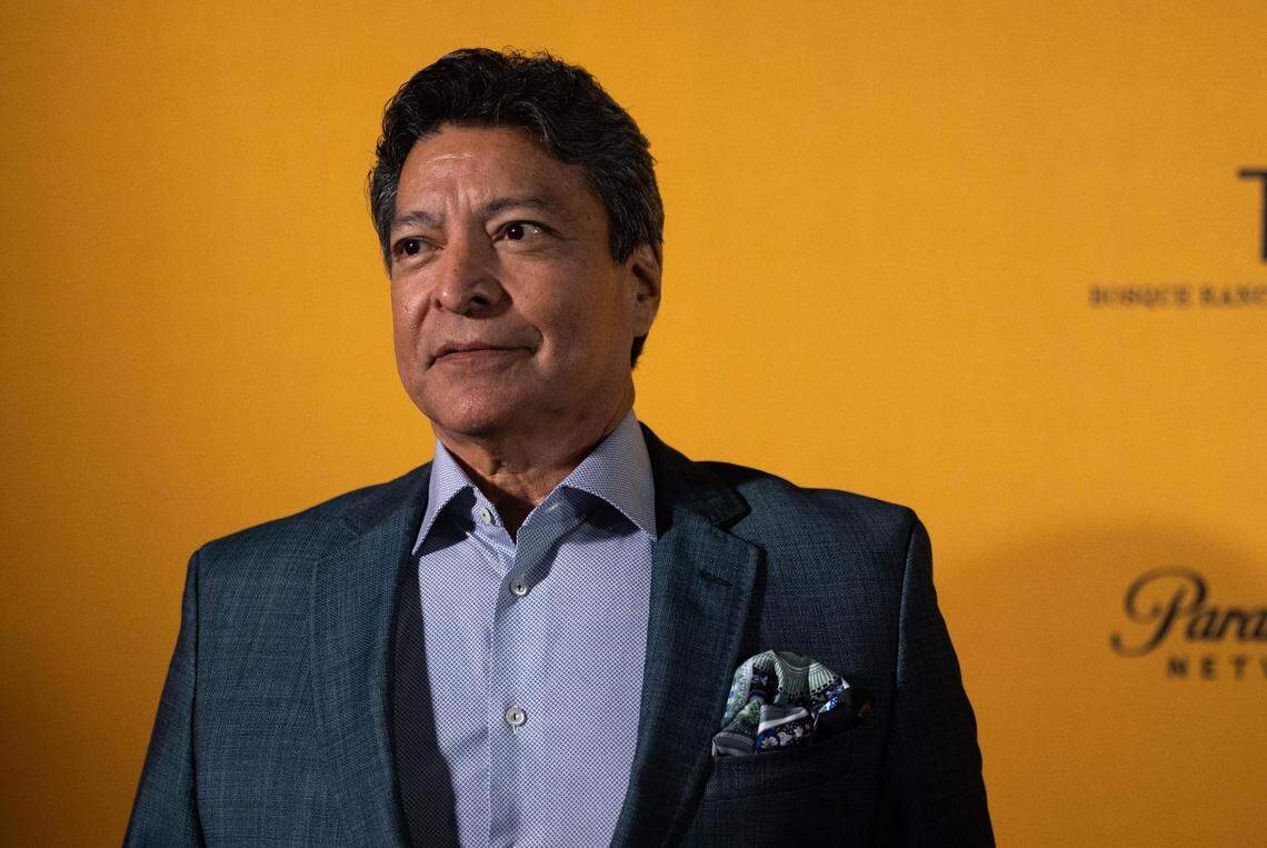 Gil Birmingham at the season 5 premiere of “Yellowstone” Sunday, Nov. 13, 2022, at Hotel Drover in Fort Worth.