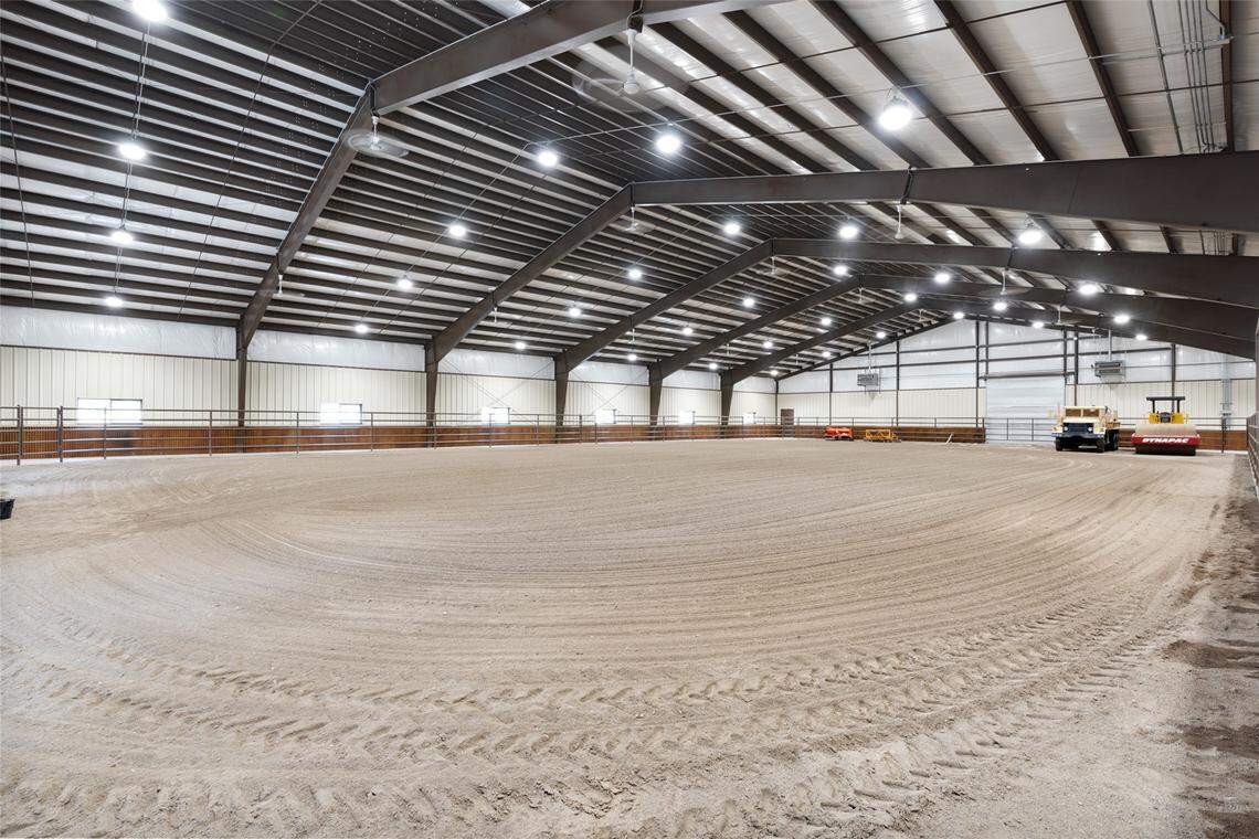 Equestrian training area