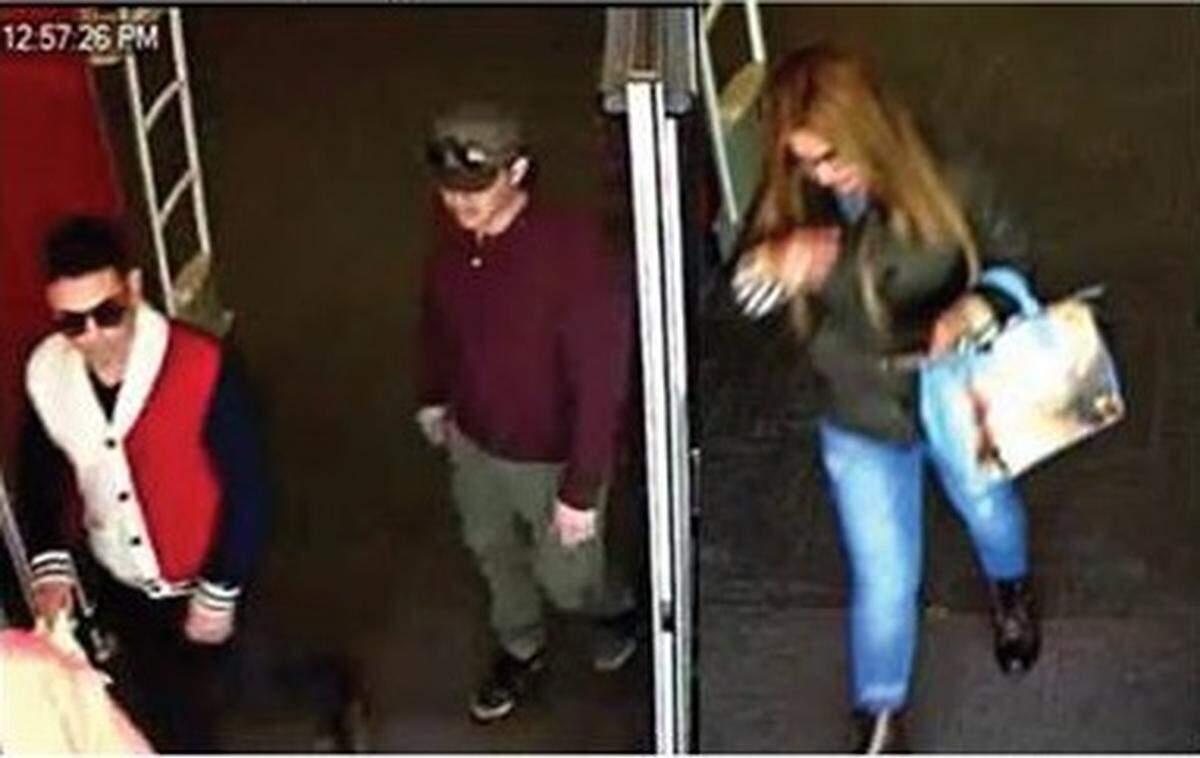 Grapevine police said male suspects, along with a woman from previous thefts, used the credit cards stolen from a purse belonging to a La Madeleine diner to make fraudulent purchases before she even realized her wallet was missing.