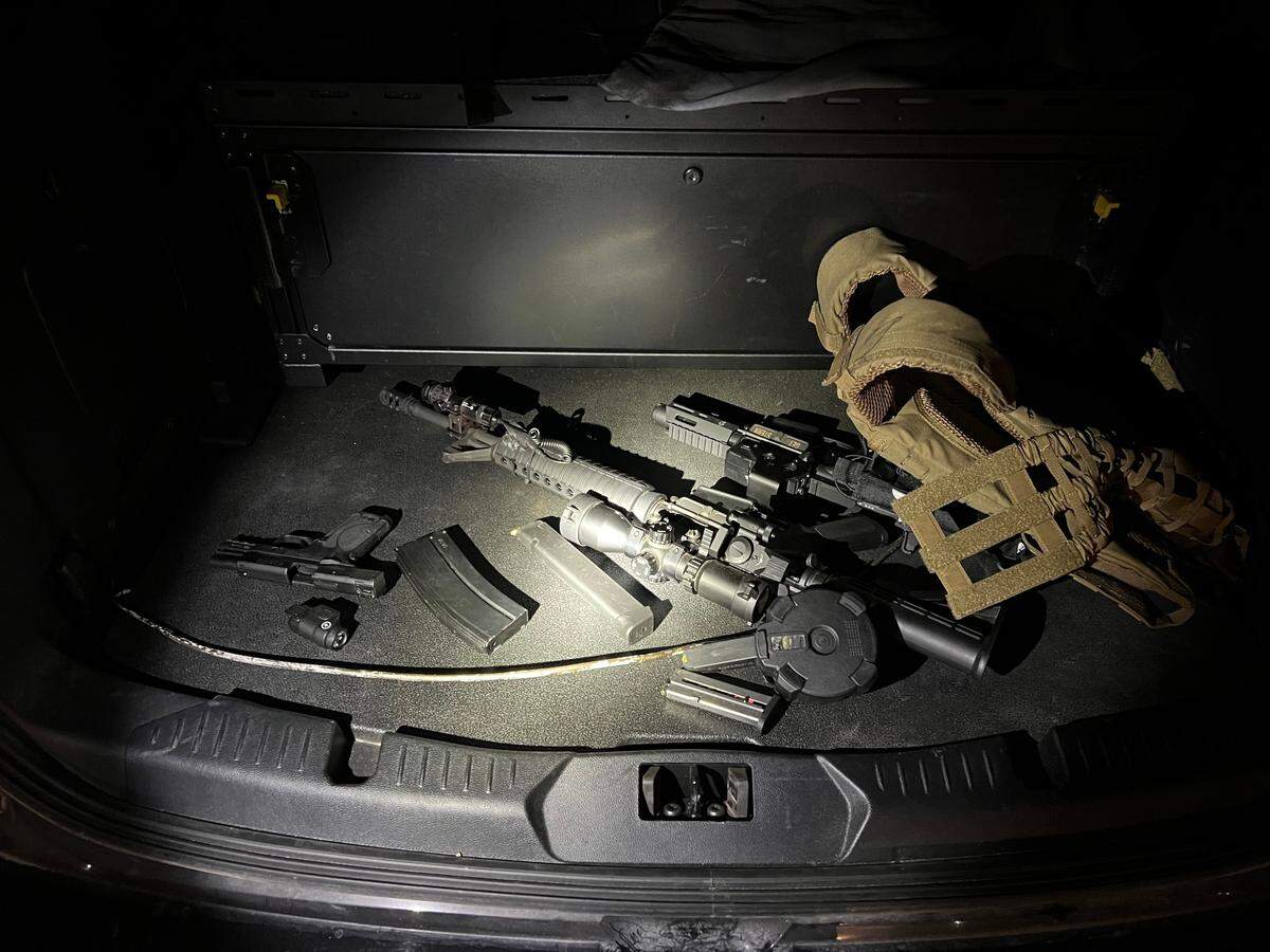 White Settlement police said they found a rifle, a handgun, an AR-style pistol and three explosive devices in Tino Ross’ van, which he had parked outside a family member’s house in November 2024.