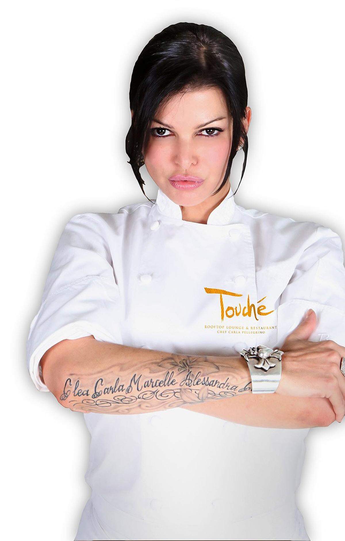 Chef Carla Pellegrino in her days at Touché Restaurant & Lounge in Miami.