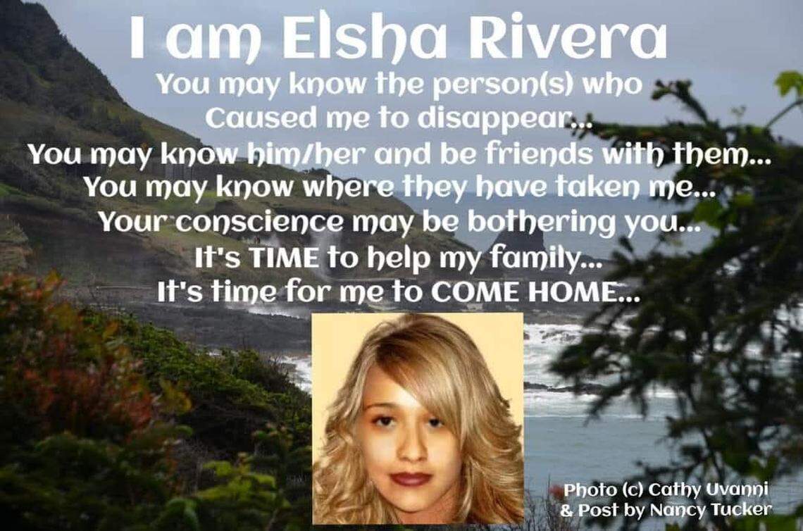 Elsha Rivera was 24 years old when she disappeared from Fort Worth on Feb. 1, 2004. Her mother, Elizabeth Rivera, is still looking for answers.