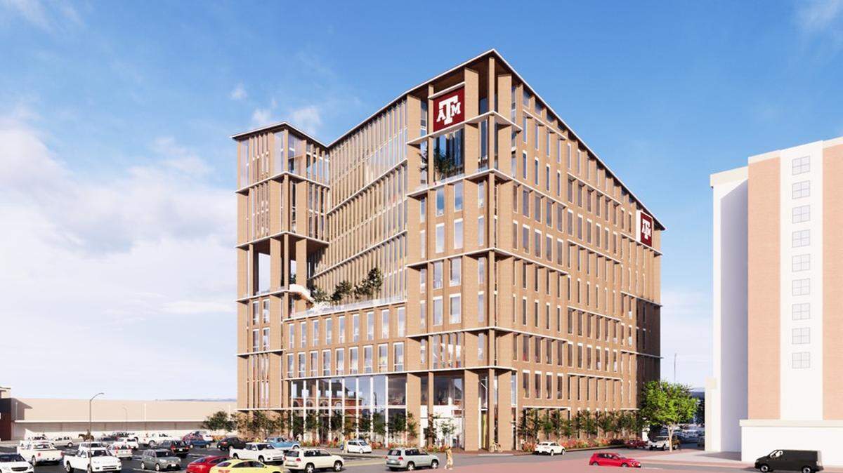 Construction is underway on an eight-story, $150 million Law and Education Building that will anchor Texas A&M-Fort Worth's downtown Fort Worth campus. 