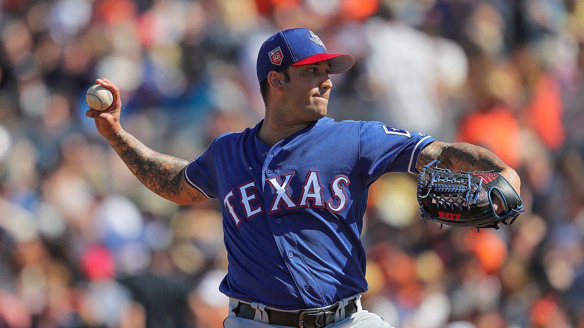 Matt Bush signed a minor-league contract with the Rangers in December after having elbow surgery late last season.