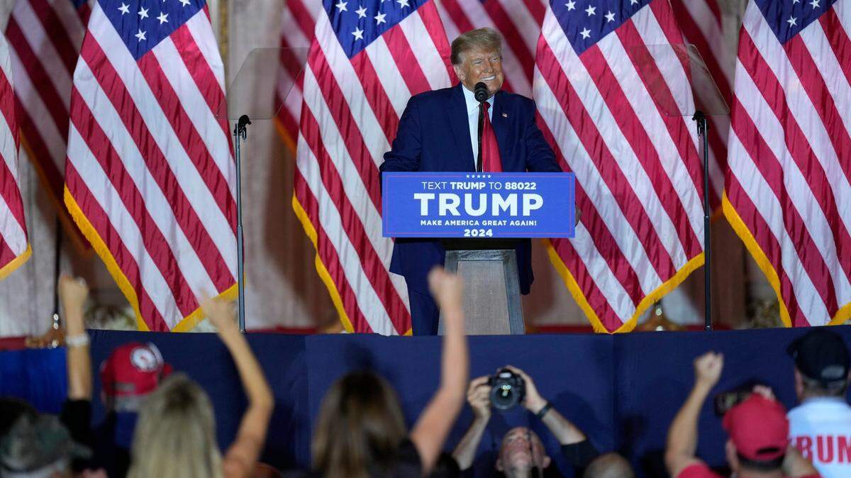 Former President Donald Trump announced a third run for president at Mar-a-Lago in Palm Beach on Nov. 15.