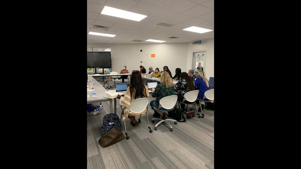 The Racial Equity Committee meets on Dec. 3. A volunteer co-chair on the Fort Worth school district’s racial equity committee resigned Dec. 8, after she received dozens of threatening and racist phone and social media messages in November.